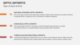 Types of septic arthritis - Slide 4