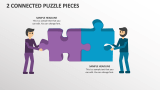 2 Connected Puzzle Pieces - Slide 1