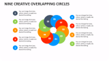 Nine Creative Overlapping Circles - Slide 1
