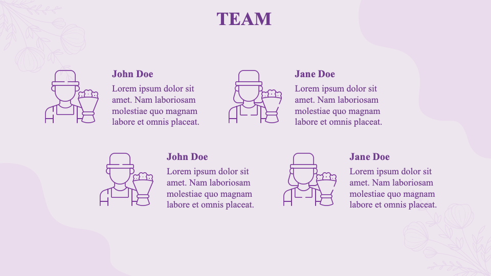 Flower Shop Business Plan PowerPoint and Google Slides Template PPT