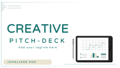 Creative Pitch Deck - Slide 1