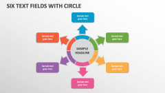 Six Text Fields with Circle - Slide 1