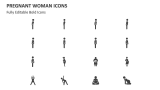 Pregnant Woman Icons - Slide 2