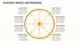 8 Spokes Wheel Infographic - Slide 1