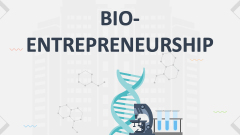 Bioentrepreneurship - Slide 1