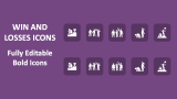 Win and Losses Icons - Slide 1