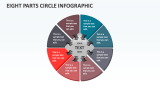 Eight Parts Circle Infographic - Slide 1