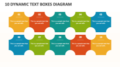 10 Dynamic Text Boxes Diagram - Slide 1