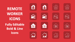 Remote Worker Icons - Slide 1