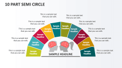 10 Part Semi Circle - Slide 1