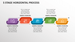 5 Stage Horizontal Process - Slide 1