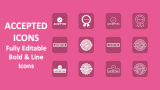 Accepted Icons - Slide 1