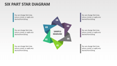 Six Part Star Diagram - Slide 1