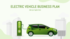 Electric Vehicle Business Plan - Slide 1