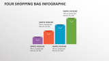 Four Shopping Bag Infographic - Slide 1