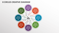 8 Circles Creative Diagram - Slide 1