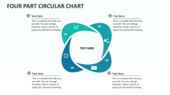 Four Part Circular Chart - Slide 1
