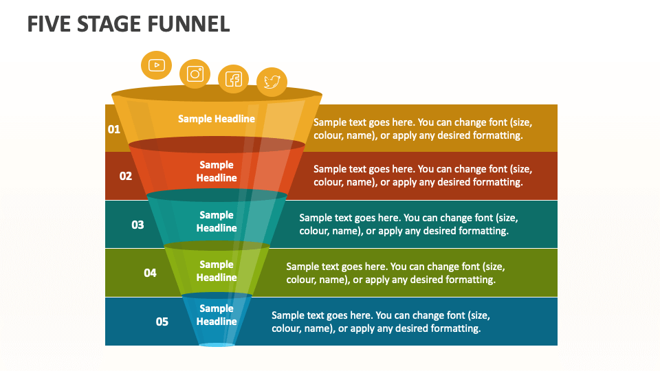 Five Stage Funnel - Slide 1