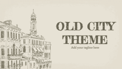 Old City Presentation Theme - Slide 1
