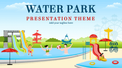 Water Park Presentation Theme - Slide 1