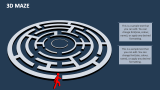3D Maze Template for PowerPoint and Google Slides - PPT Slides