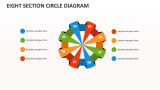 Eight Section Circle Diagram - Slide 1