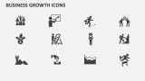 Business Growth Icons - Slide 2