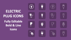 Electric Plug Icons - Slide 1