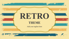 Retro Presentation Theme - Slide 1