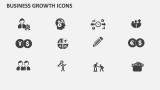Business Growth Icons - Slide 4