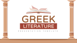 Greek Literature Presentation - Slide 1