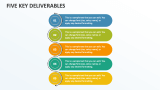 FIve Key Deliverables - Slide 1