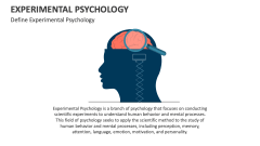 Define Experimental Psychology - Slide 1