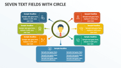 Seven Text Fields with Circle - Slide 1
