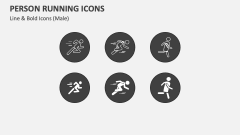 Person Running Icons - Slide 1