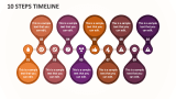 10 Steps Timeline - Slide 1