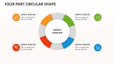 Four Part Circular Shape - Slide 1