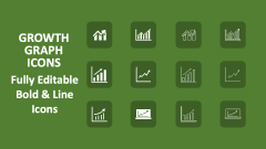 Growth Graph Icons - Slide 1