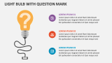 Light Bulb with Question Mark - Slide 3
