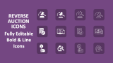 Reverse Auction Icons - Slide 1