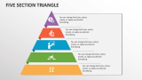Five Section Triangle - Slide 1