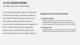 Introduction to AI in Advertising - Slide 2