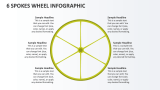6 Spokes Wheel Infographic - Slide 1