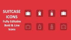 Suitcase Icons - Slide 1