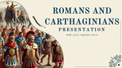 Romans and Carthaginians Presentation - Slide 1