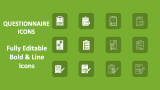 Questionnaire Icons - Slide 1