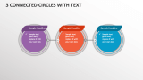 3 Connected Circles with Text - Slide 1
