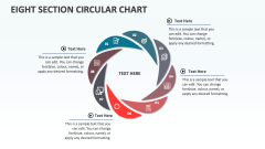 Eight Section Circular Chart - Slide 1