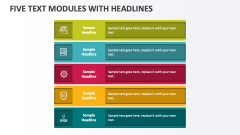 Five Text Modules with Headlines - Slide 1