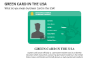 What do you mean by Green Card in the USA? - Slide 6